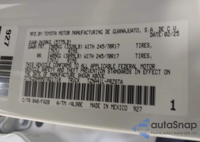 3TYKD5HN9ST021718: 41898232