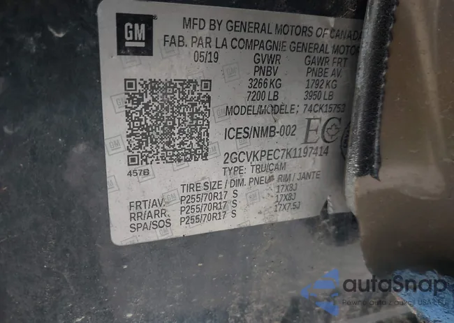 2GCVKPEC7K1197414: 41898706