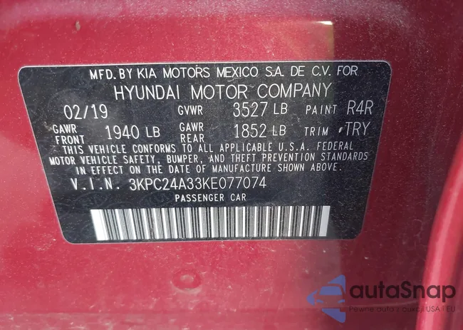 3KPC24A33KE077074: 41897769
