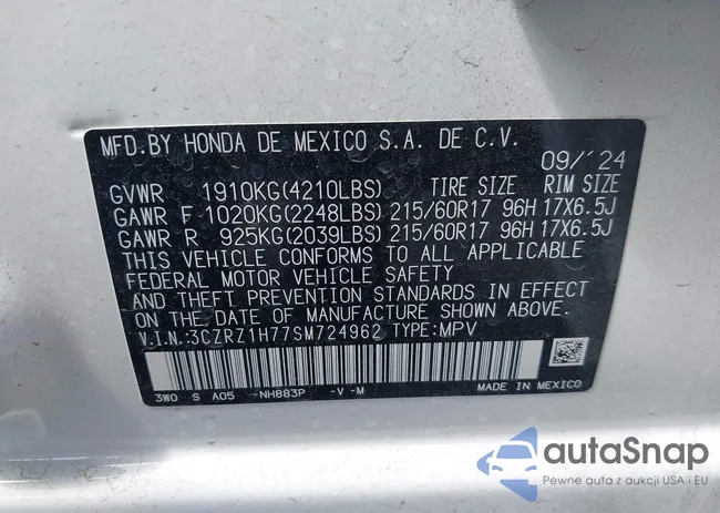 3CZRZ1H77SM724962: 41899191