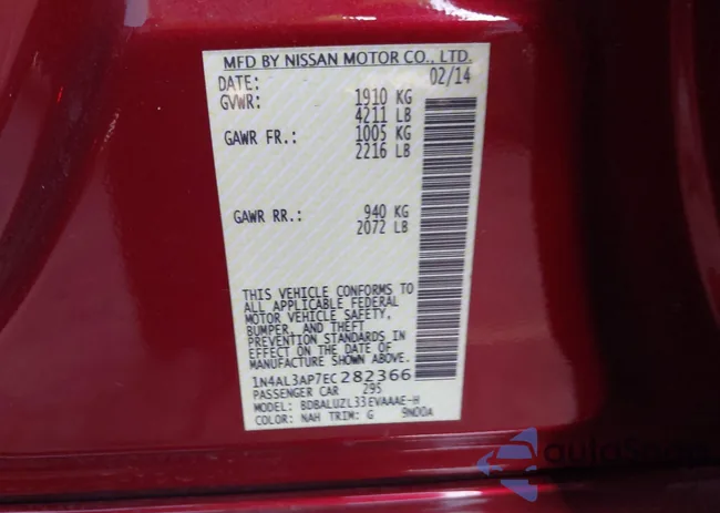 1N4AL3AP7EC282366: 41899298