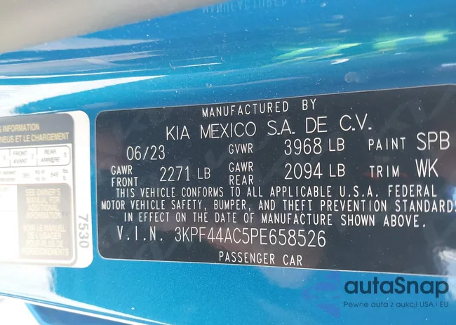 3KPF44AC5PE658526: 41899327