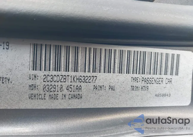 2C3CDZBT1KH632277: 41899485