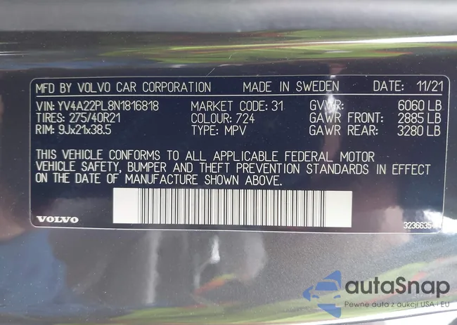 YV4A22PL8N1816818: 41899045