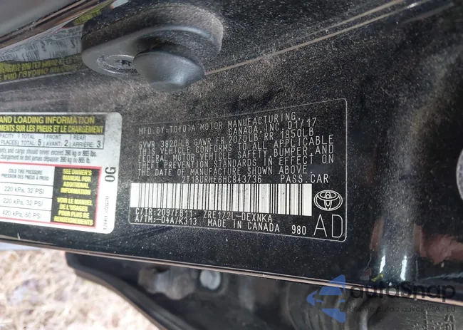 2T1BURHE6HC843736: 41900509