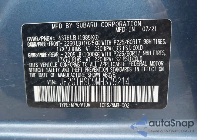 JF2GTHSC9MH379214: 41901145