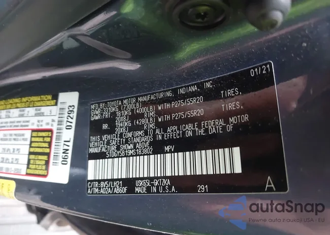 5TDGY5B19MS183802: 41901368