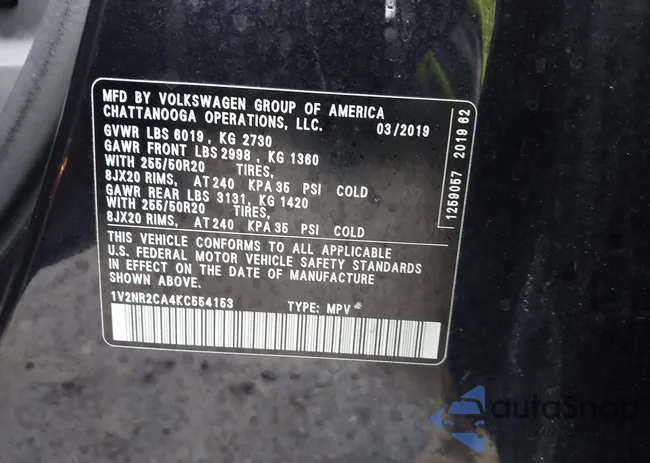 1V2NR2CA4KC554153: 41903461