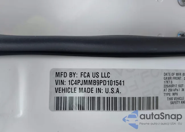 1C4PJMMB9PD101541: 41904235