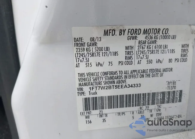 1FT7W2BT5EEA34333: 41904055