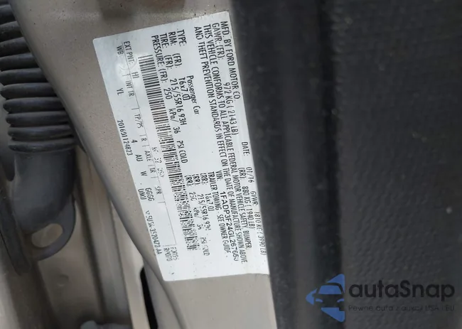 1FADP3F24GL267650: 41905245