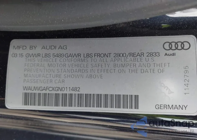 WAUWGAFCXGN011482: 41905388