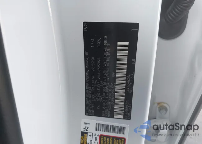 5TDAAAB6XSS021320: 41905013