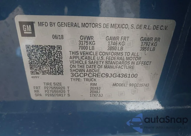 3GCPCREC9JG436100: 41906291