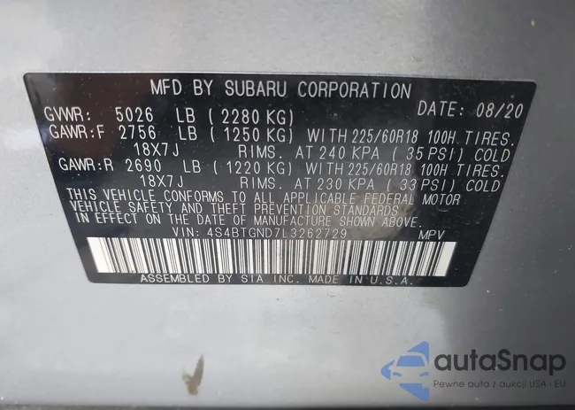 4S4BTGND7L3262729: 41908634