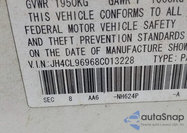 JH4CL96968C013228: 42906928