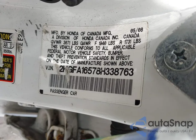 2HGFA16578H338763: 42907104