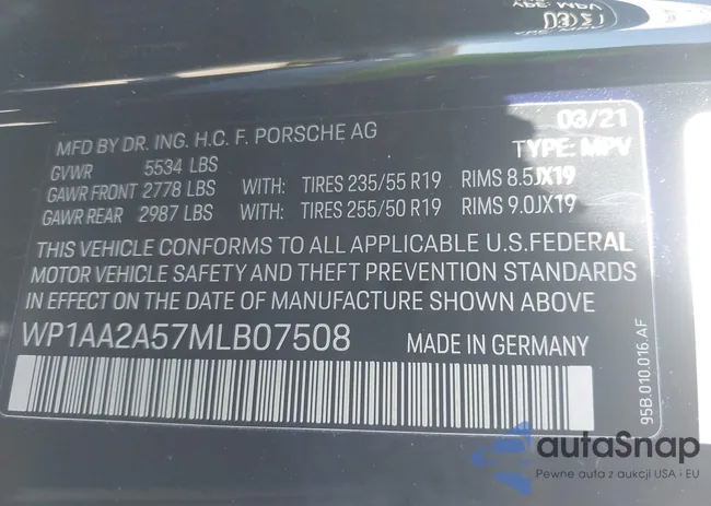 WP1AA2A57MLB07508: 42907136