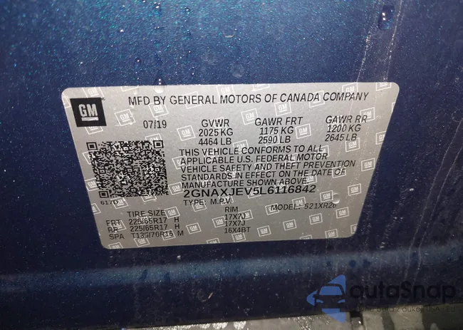 2GNAXJEV5L6116842: 42907154