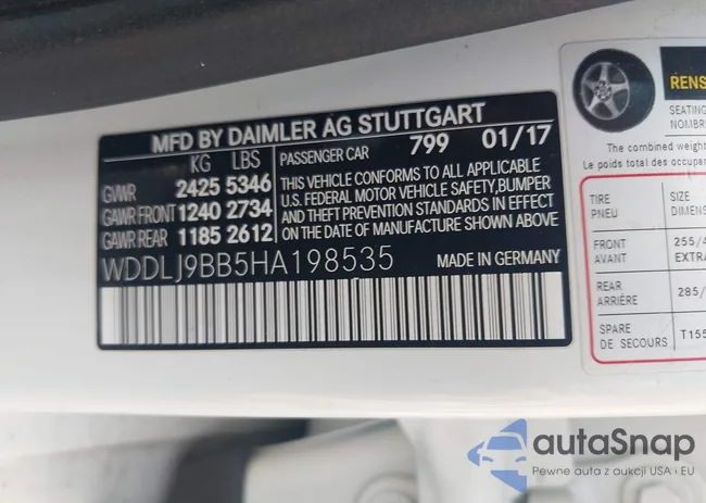 WDDLJ9BB5HA198535: 42907178