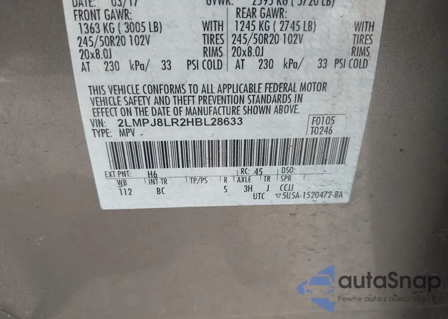 2LMPJ8LR2HBL28633: 42906363