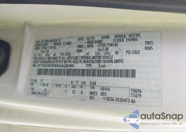 1FTNE2EW2ADA29090: 42906616