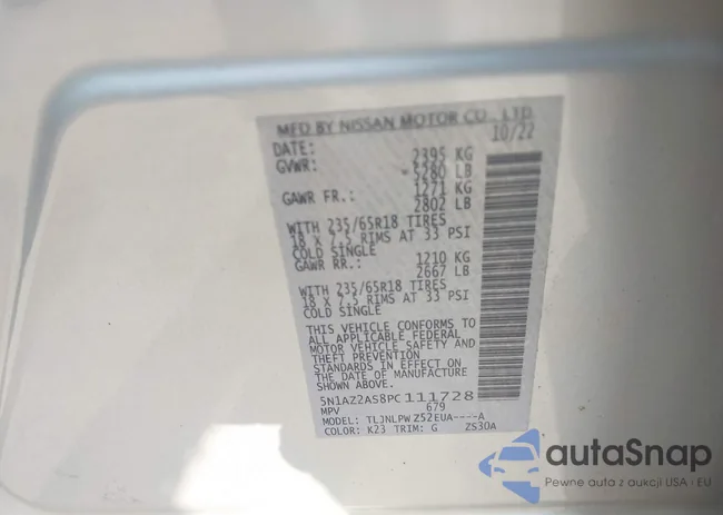 5N1AZ2AS8PC111728: 42907911