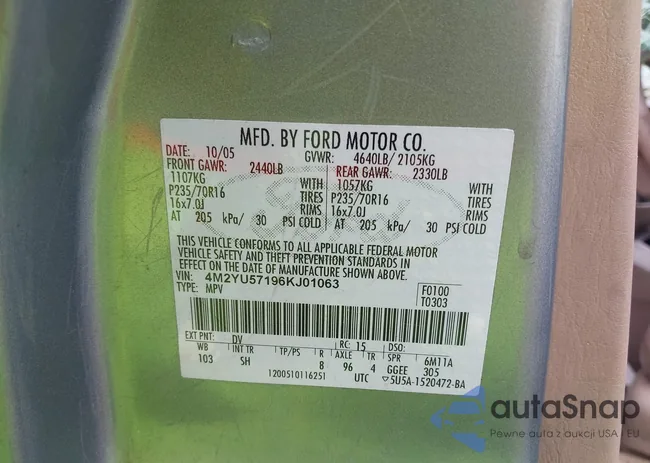 4M2YU57196KJ01063: 42907986