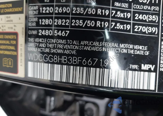 WDCGG8HB3BF667198: 42908137