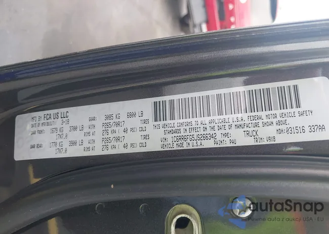 1C6RR6FG5JS266342: 42907325