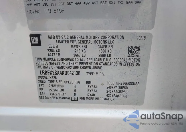 LRBFX2SA4KD042138: 42907396