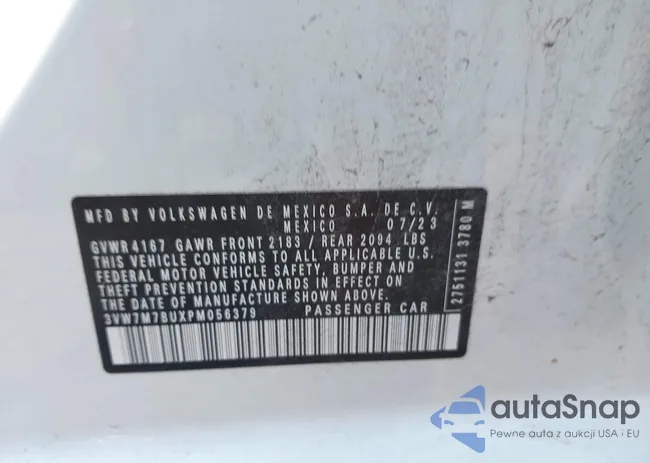 3VW7M7BUXPM056379: 42907404