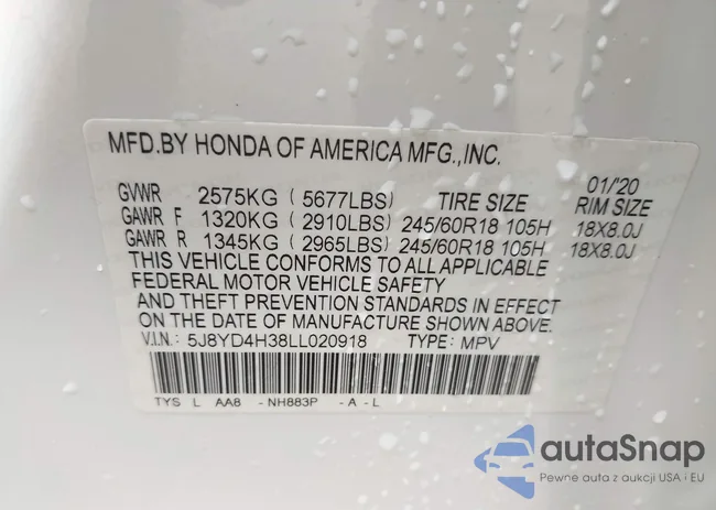 5J8YD4H38LL020918: 42907411