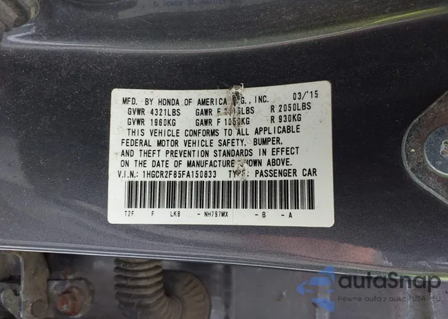 1HGCR2F85FA150833: 42907568