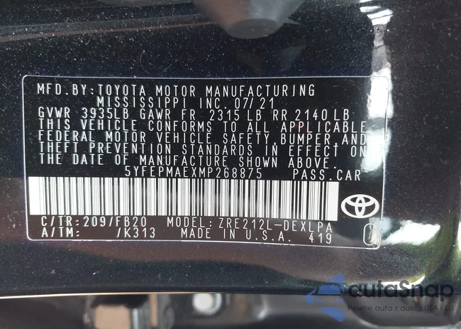 5YFEPMAEXMP268875: 42907593