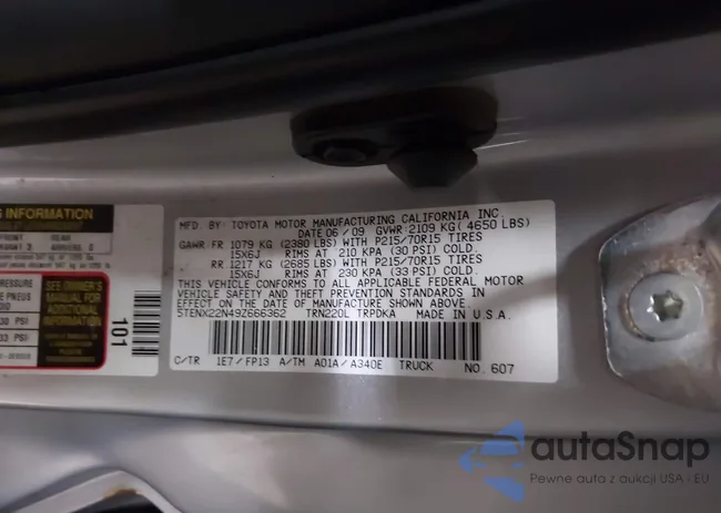 5TENX22N49Z666362: 42908806