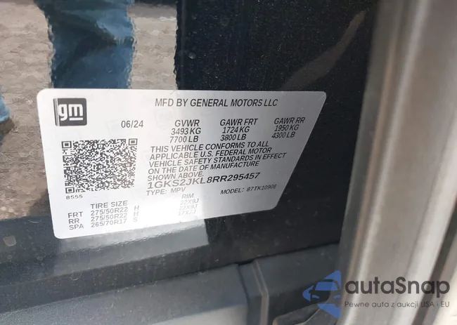 1GKS2JKL8RR295457: 42908568