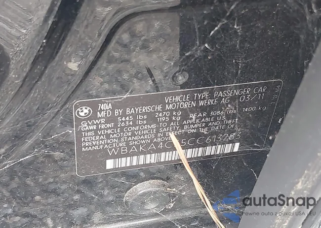 WBAKA4C55CC613283: 42908577