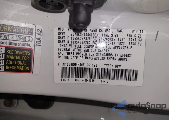 5J6RM4H59EL051192: 42909691