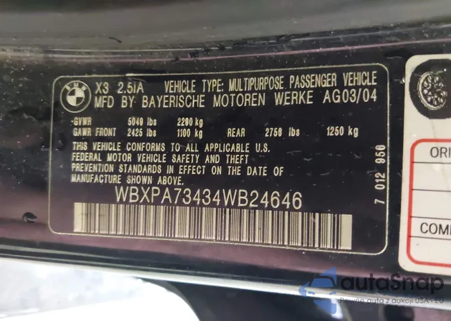 WBXPA73434WB24646: 42909842