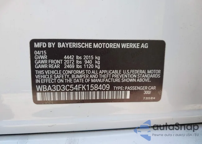 WBA3D3C54FK158409: 42909960