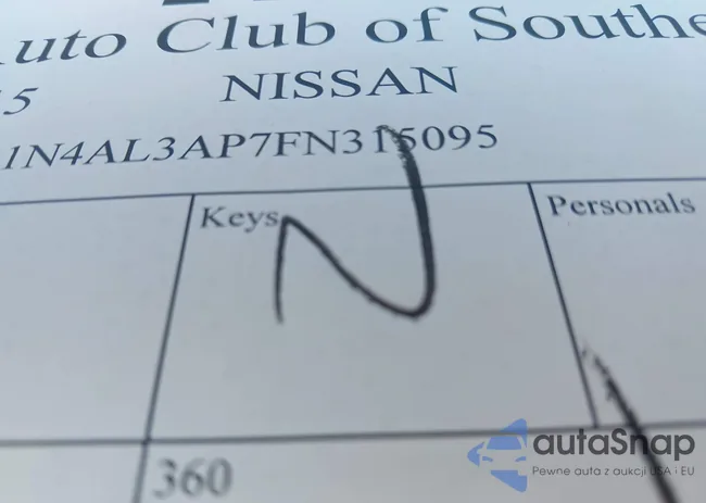 1N4AL3AP7FN315095: 42910036