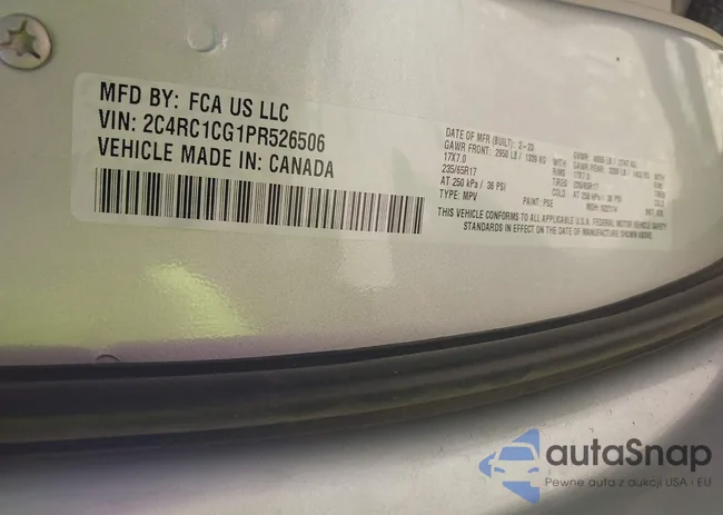 2C4RC1CG1PR526506: 42910118