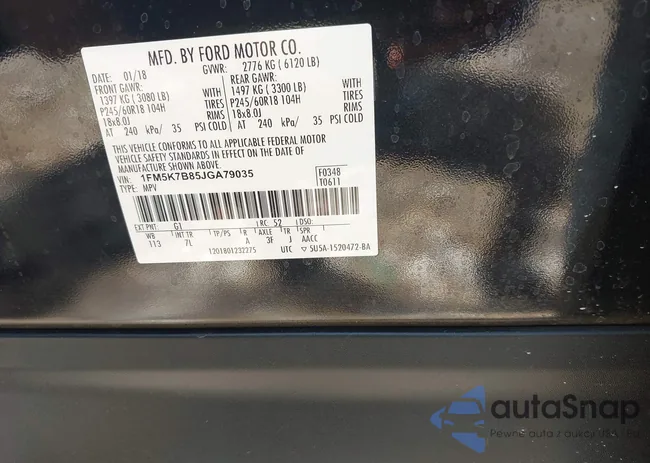 1FM5K7B85JGA79035: 42909597