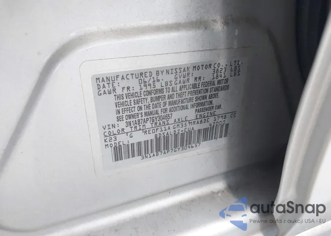 3N1AB7AP7GY304657: 42909671