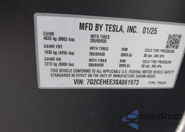 7G2CEHEE3SA061973: 42910699