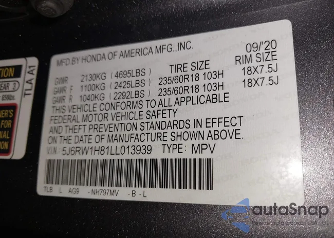 5J6RW1H81LL013939: 42910952