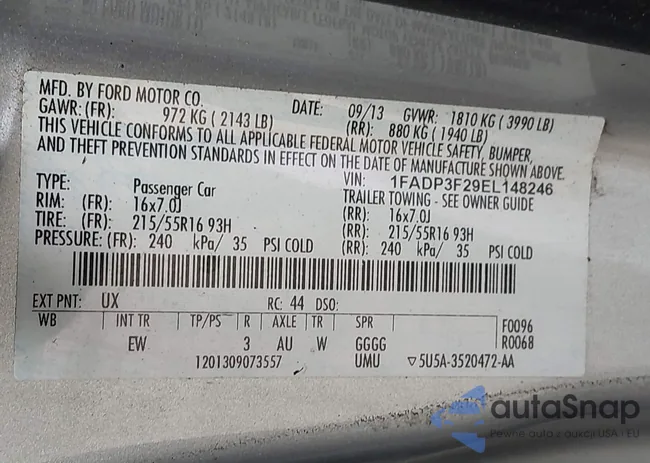 1FADP3F29EL148246: 42910977