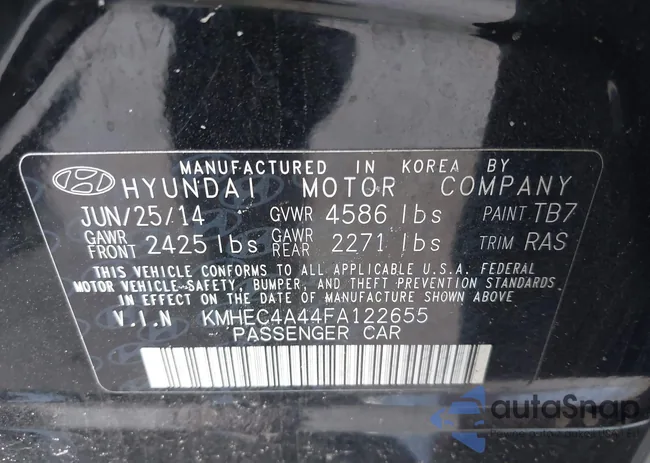 KMHEC4A44FA122655: 42911119