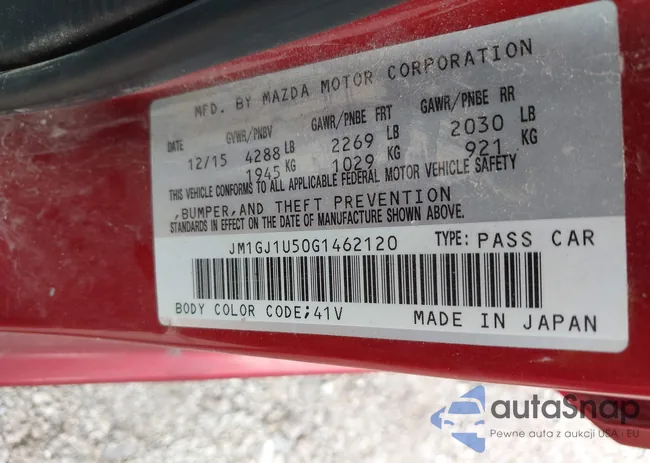 JM1GJ1U50G1462120: 42911143